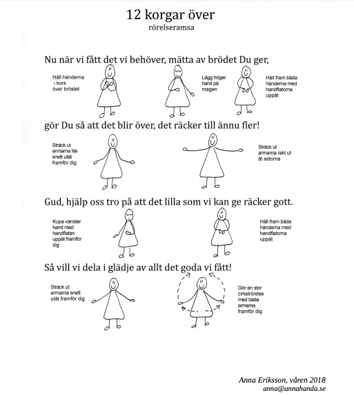 12 korgar över - nattvard